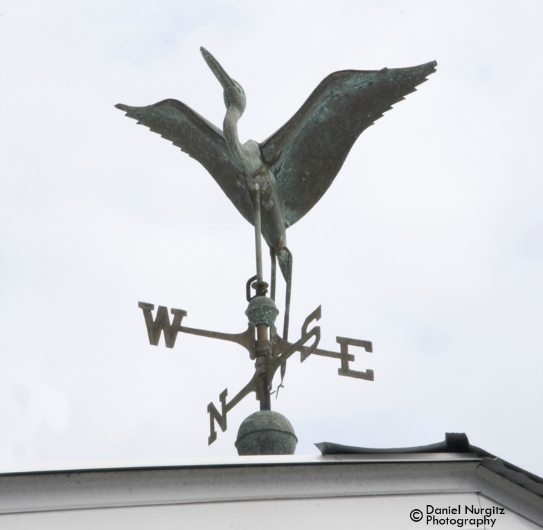 Weather vane crane, or maybe a heron